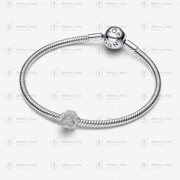 Pandora Textured Paw Mini Charm - Picture 3 of 5